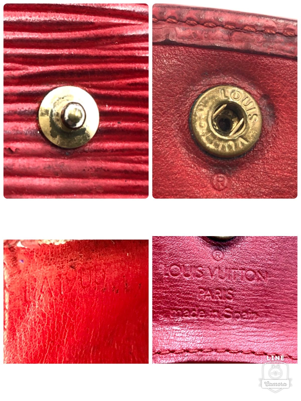 LOUIS VUITTON ルイヴィトン エピ カスティリアンレッド