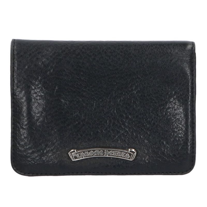 クロムハーツ JOEY/ジョーイ レザーウォレット財布 メンズ クロム