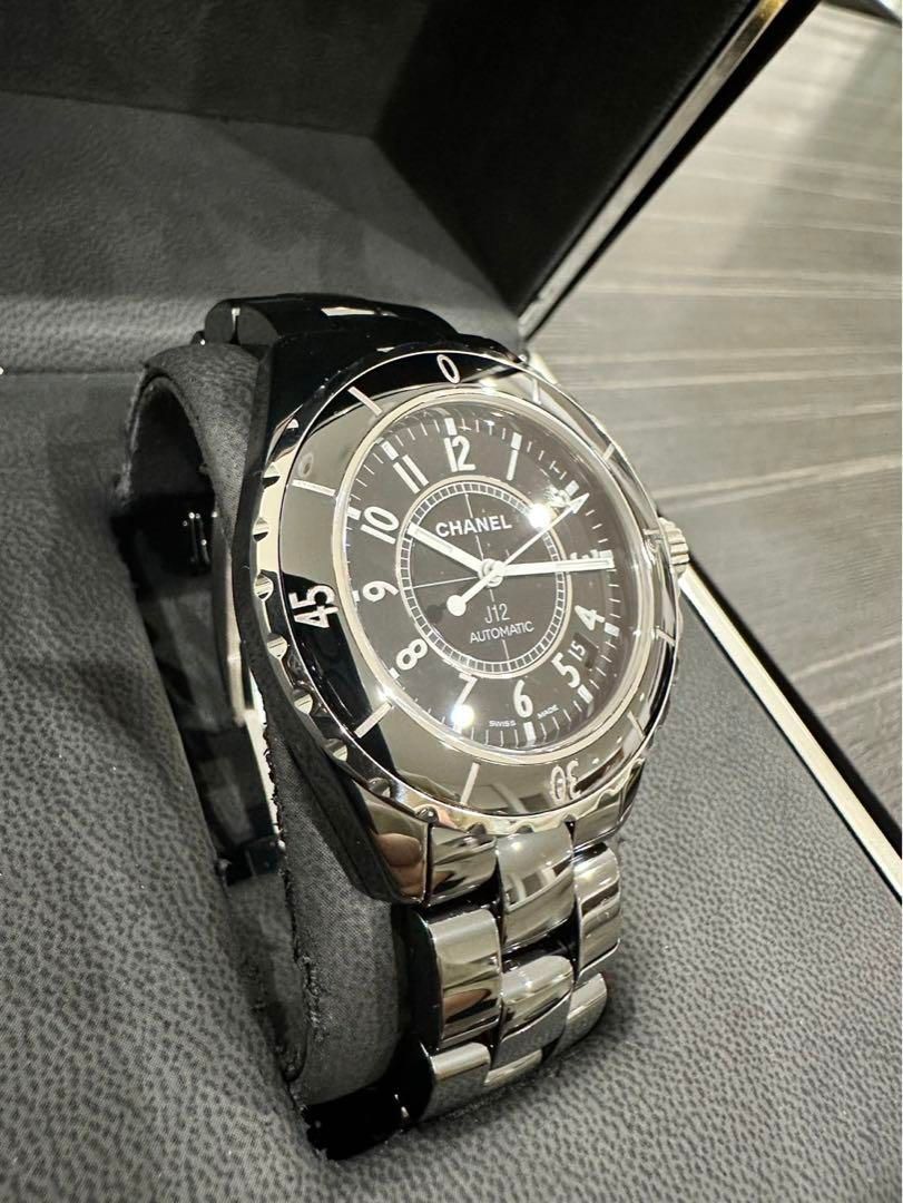 即購入！極美品 CHANEL J12 H0685 38ミリ自動巻腕時計 - メルカリ