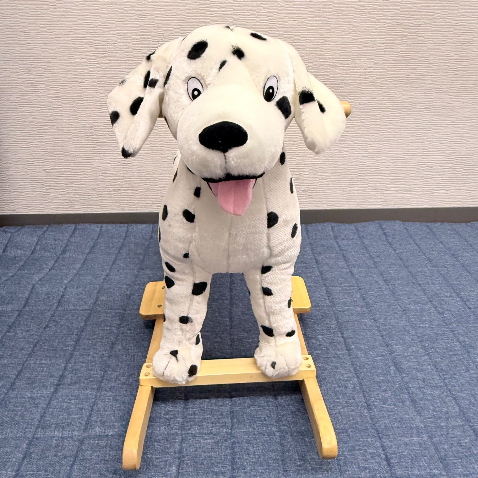 アウトレット ロッキングドッグ ダルメシアン ワンちゃんのぬいぐるみ 犬の置物 インテリアオブジェ いぬのおもちゃ