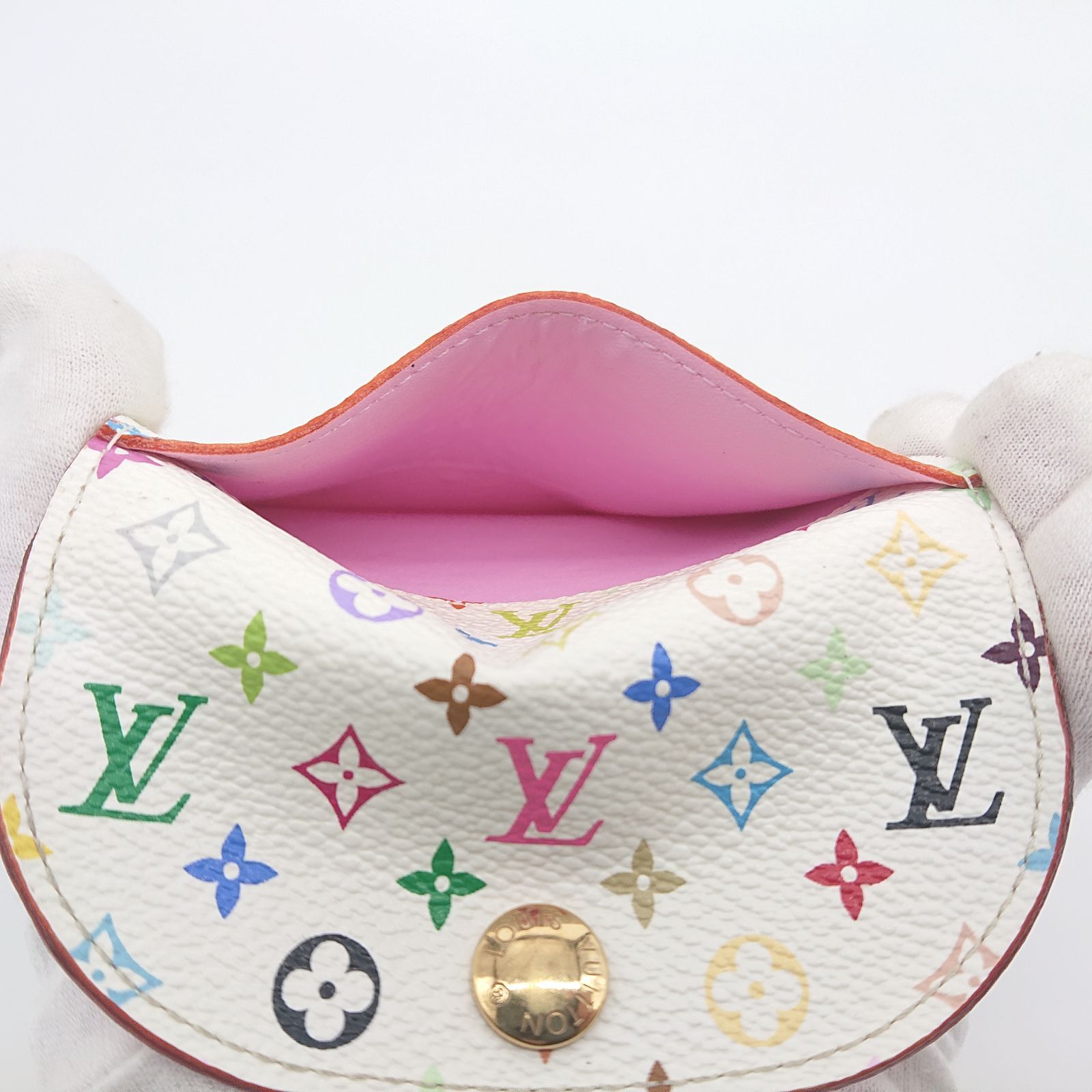 美品】LOUIS VUITTON ルイヴィトン マルチカラー 名刺入れ