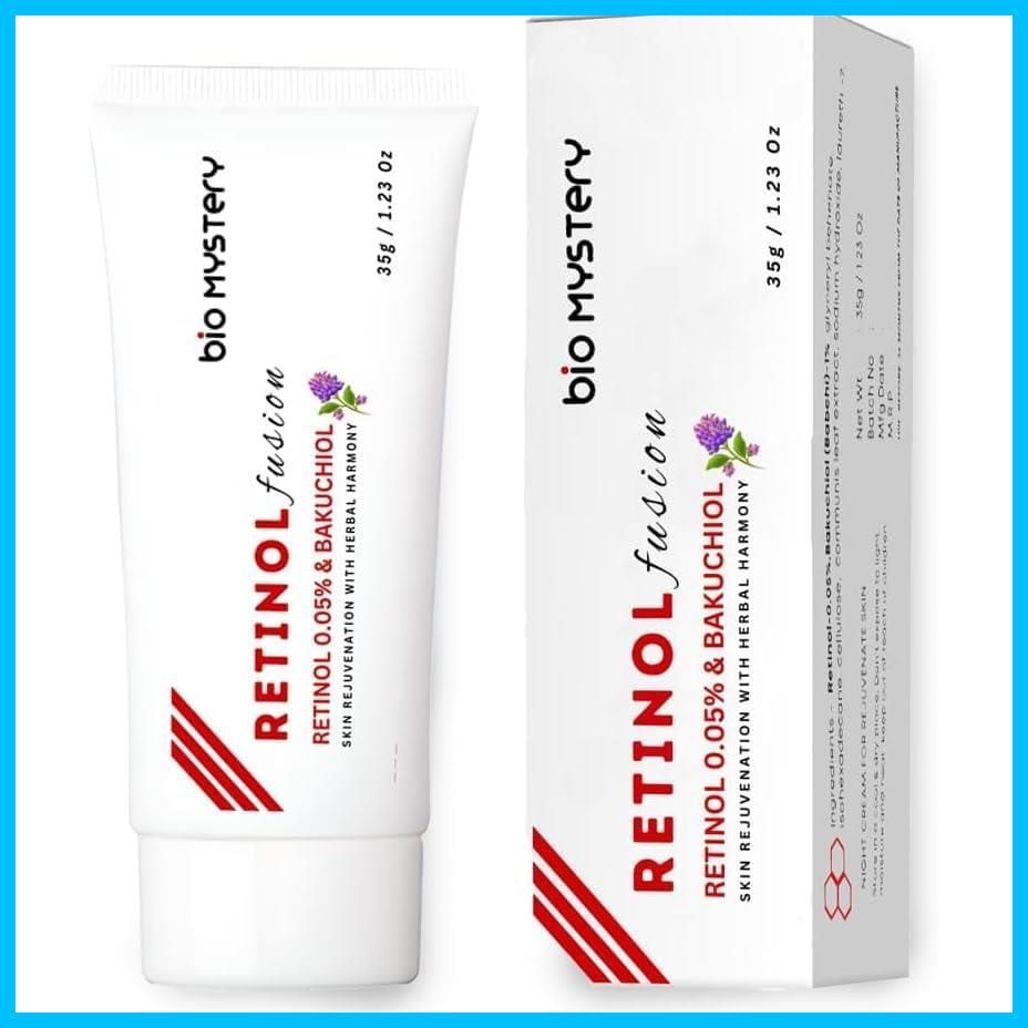 【新着商品】With Bakuchiol Cream (35 Fusion Gram 0.05 / Retinol 1.23 Mystery Oz) Bio