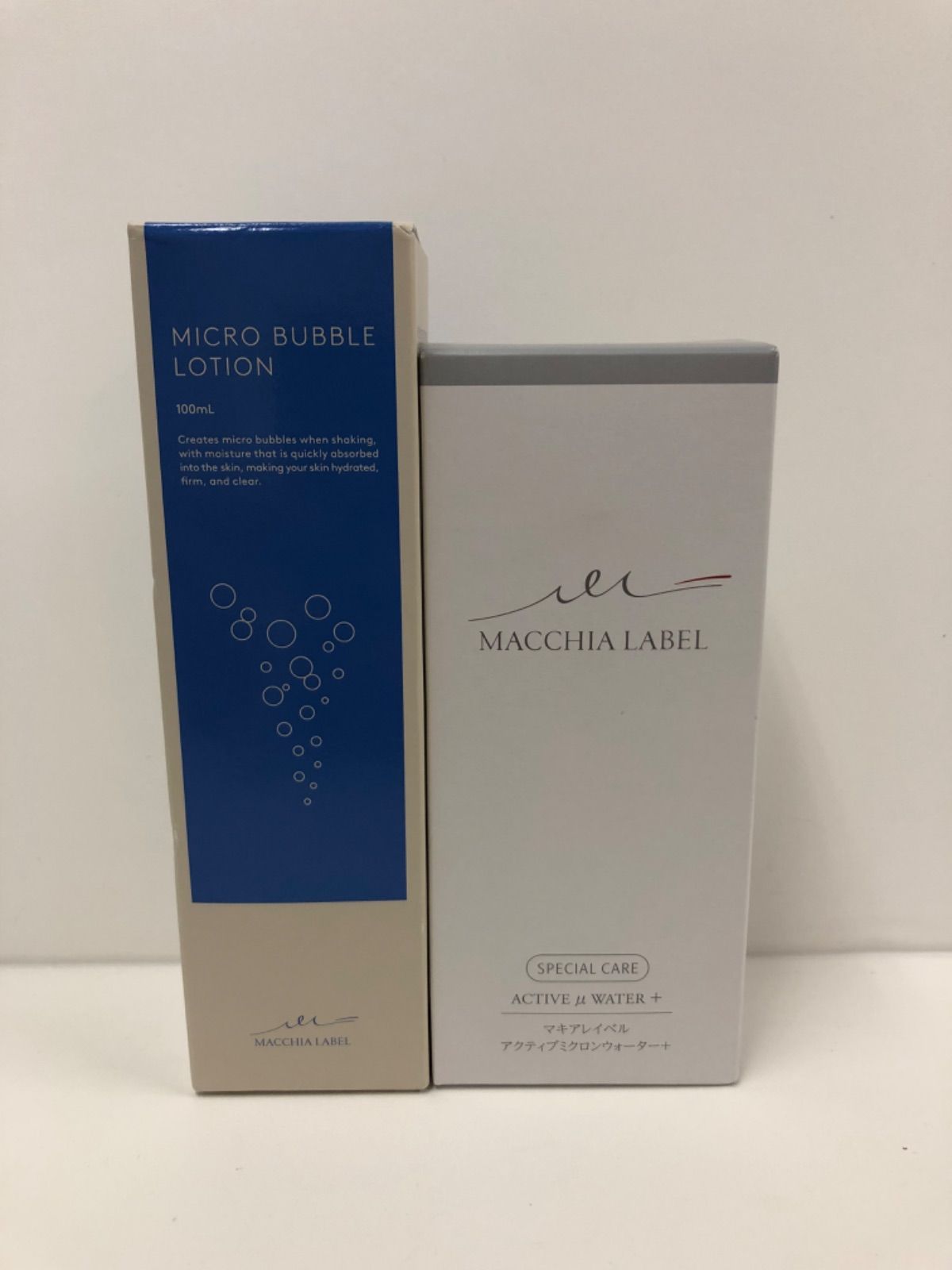MACCHIA マイクロバブルローション ・アクティブミクロンウォーターの