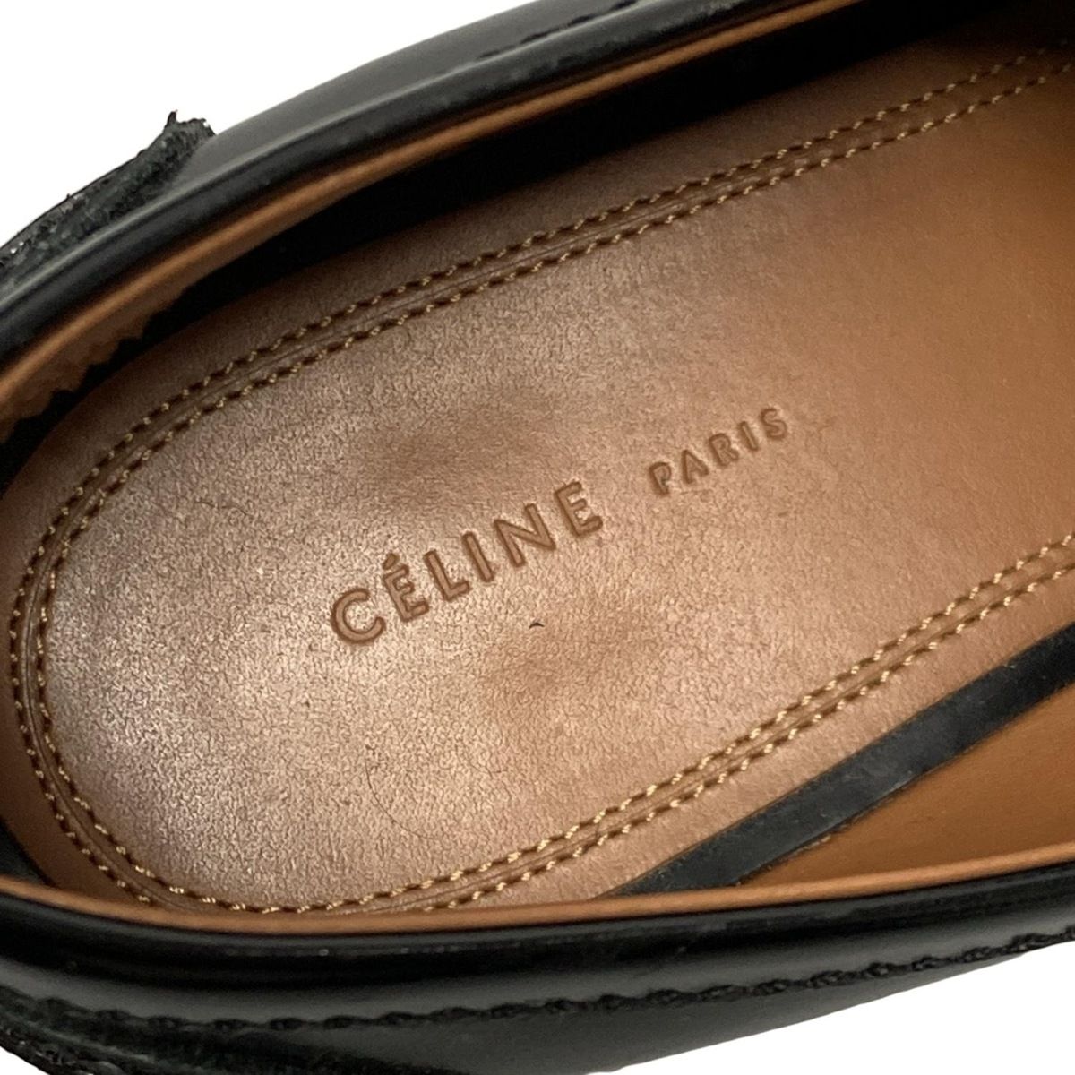 CELINE(セリーヌ) ローファー 35 レディース - 黒 タッセル CELINE(セリーヌ) ローファー 35 レディース - 黒 タッセル