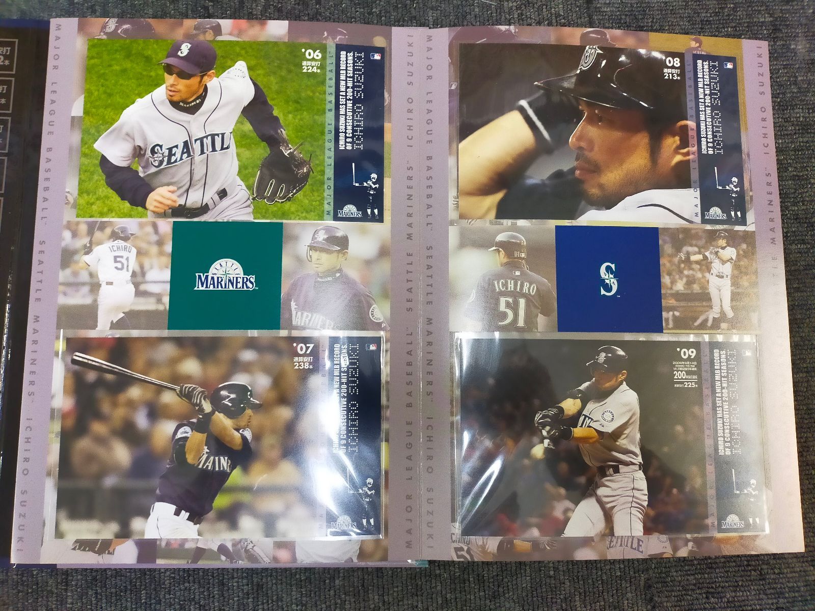 E10-20251016-01【未使用】イチロー 200本安打9年連続記念 フレーム