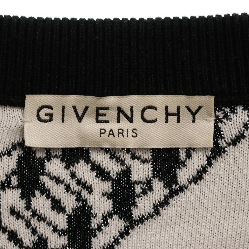 GIVENCHY (ジバンシィ) ロゴストライプニットセーター GIVENCHY (ジバンシィ) ロゴストライプニットセーター
