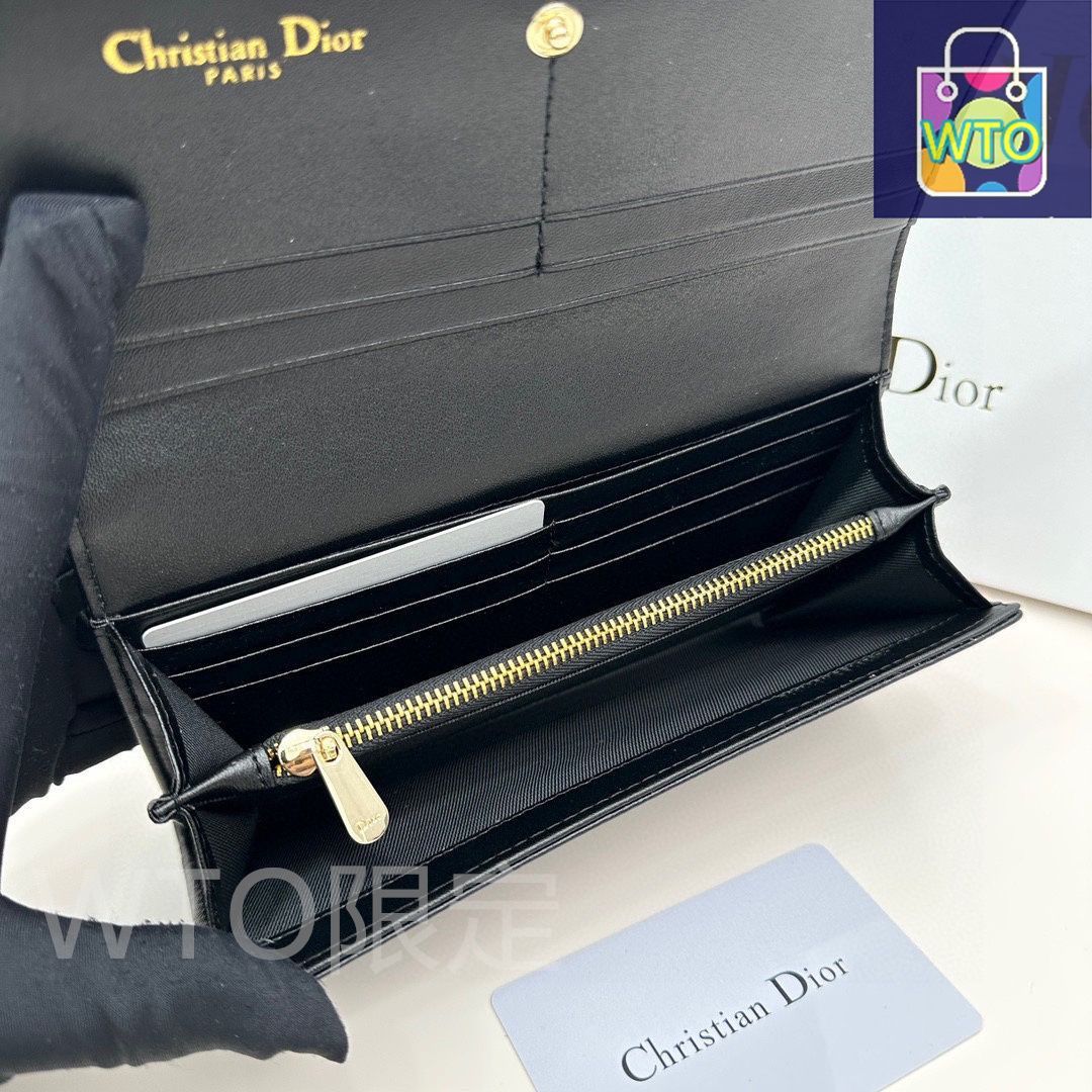 DIOR 長財布 異素材ミックス Dior(ディオール) 長財布(レディース) - 海外