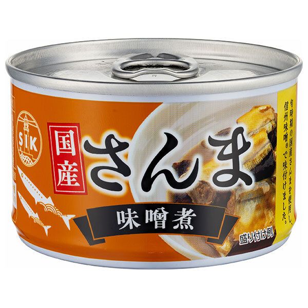 信田缶詰 国産さんま 味噌煮 150g缶×24個入× 2ケース ｜ 缶詰 さんま サンマ 秋刀魚 国産 味付け みそ煮 味噌煮