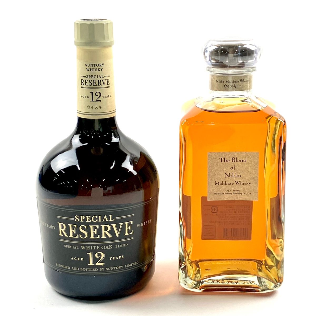 SUNTORY  ＋ SUNTORY RESERVE 2本セット サントリー リザーブ オールド 特級表示 2本 ギフトセット 760ml