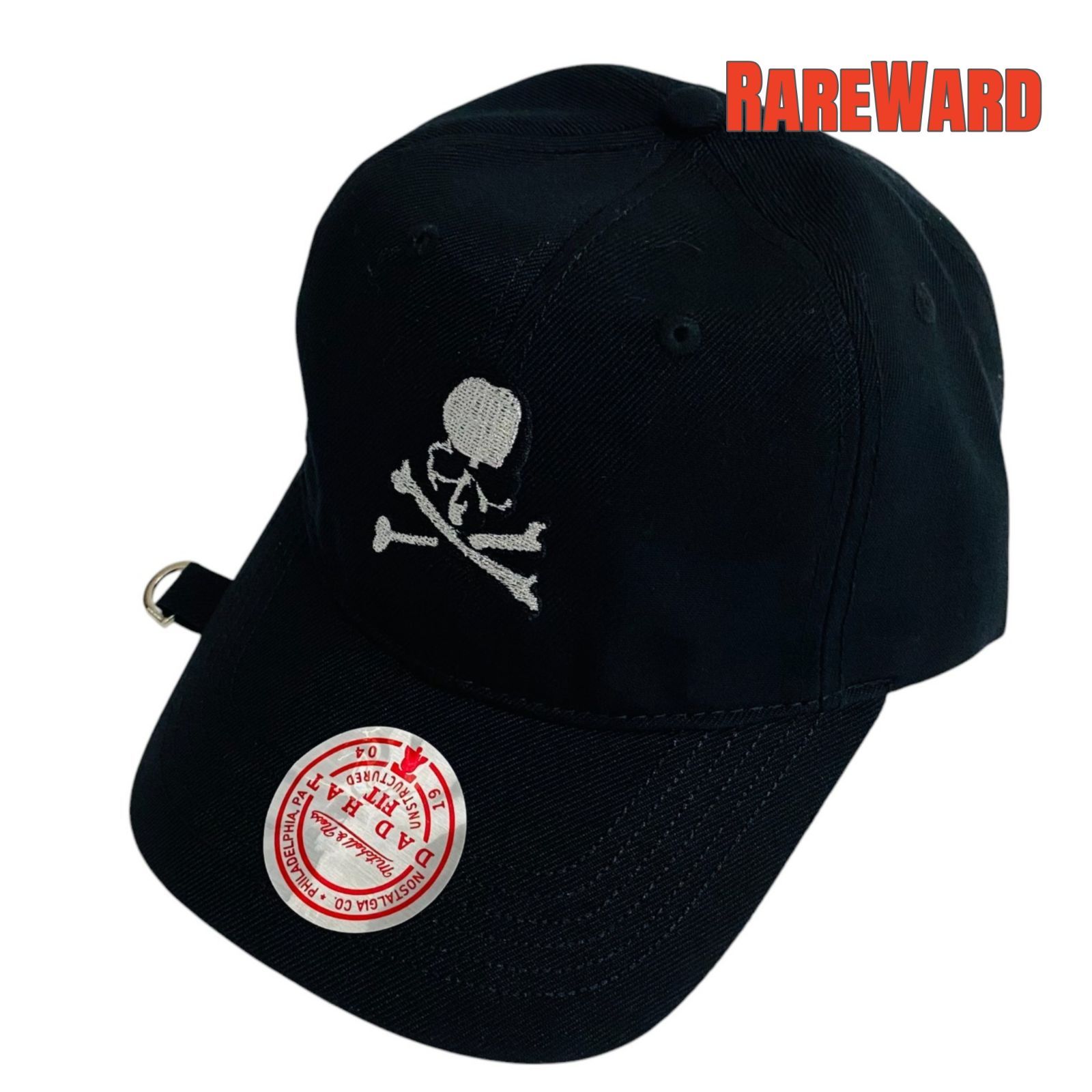 mastermind JAPAN マスターマインドジャパン 20AW ×Mitchell - Ness スカルボーン 6パネルキャップ ブラック 黒 帽子