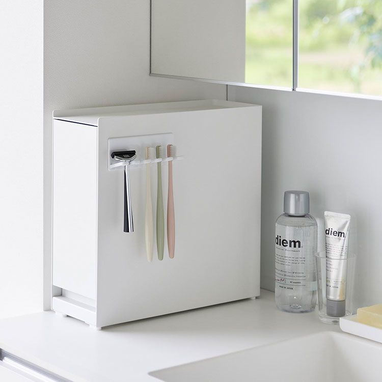 Tower 隠せる引き出し収納 調味料ラック 玄関収納 キッチン 洗面所