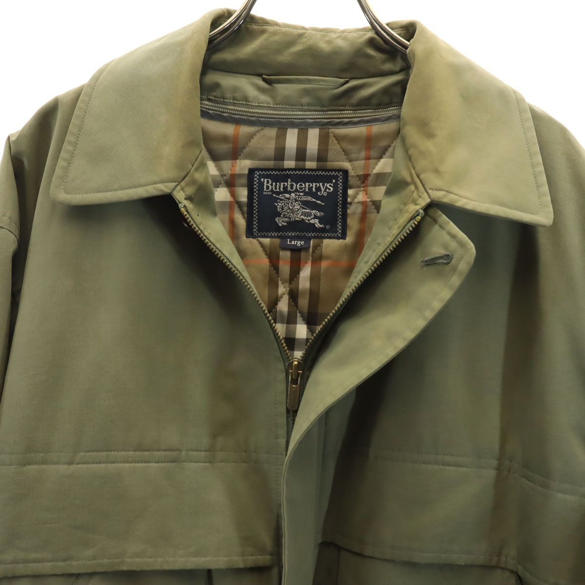 Burberrys バーバリーズ 90s オールド 長袖 ブルゾン L オリーブ系 
