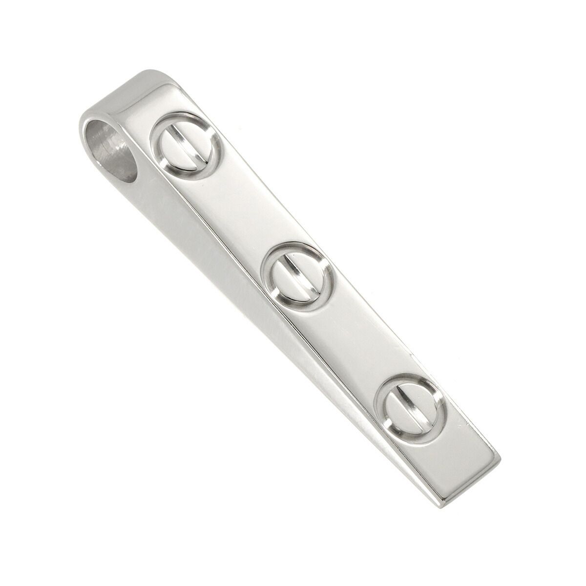 カルティエ Cartier ラブ プレート ペンダントトップ K18 WG