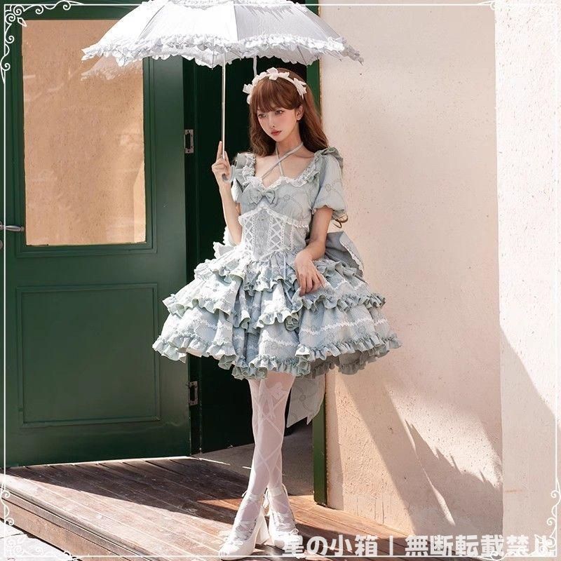 のん♡ 新品未使用 lolita 豪華姫系ワンピース 豪華フルセット 撮影会 舞台