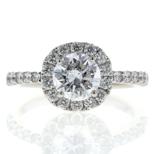 Pt900 プラチナ リング ダイヤモンド 1.001ct/0.50ct Fカラー