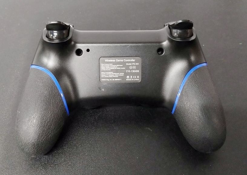 T【HY】【中古】【動作品】プレイステーション4 PS4 ワイヤレスコントローラー PS-403 ブラック/ブルー[送料無料(一部地域を除く ...