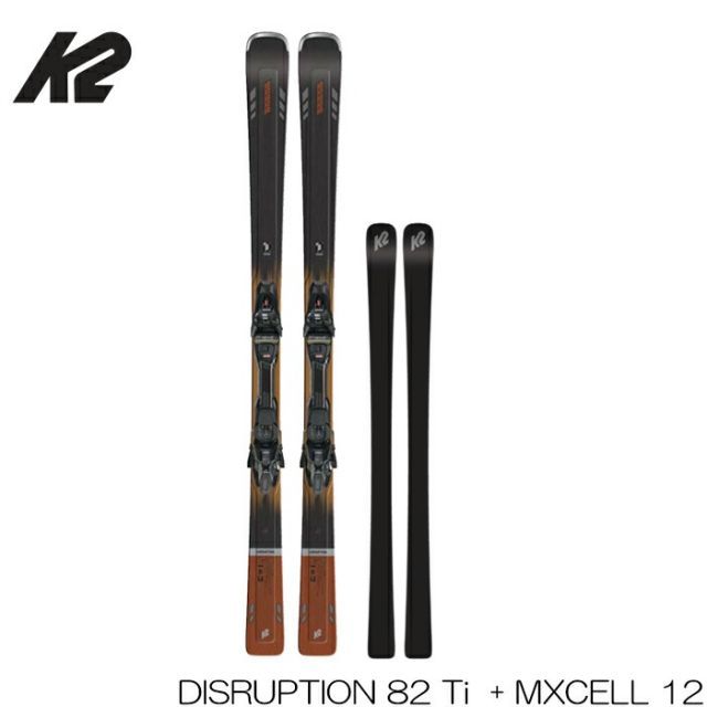 ケーツー スキー板 K2 23-24 DISRUPTION 82 Ti + MXCELL 12 GW ビンディング 金具付 カービング デモ 日本正規品 旧モデル