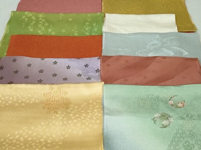 平和屋着物 和装小物 帯揚げ10枚 正絹 DAAV8187by