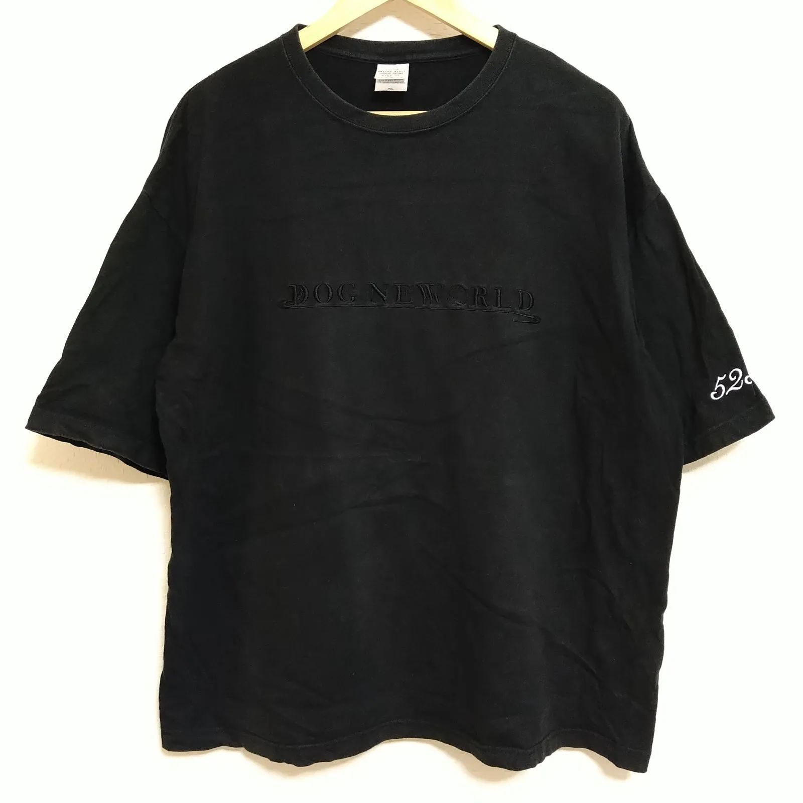 w^)b 大きいサイズ UNITED ATHLE ユナイテッドアスレ Tシャツ 半袖 黒