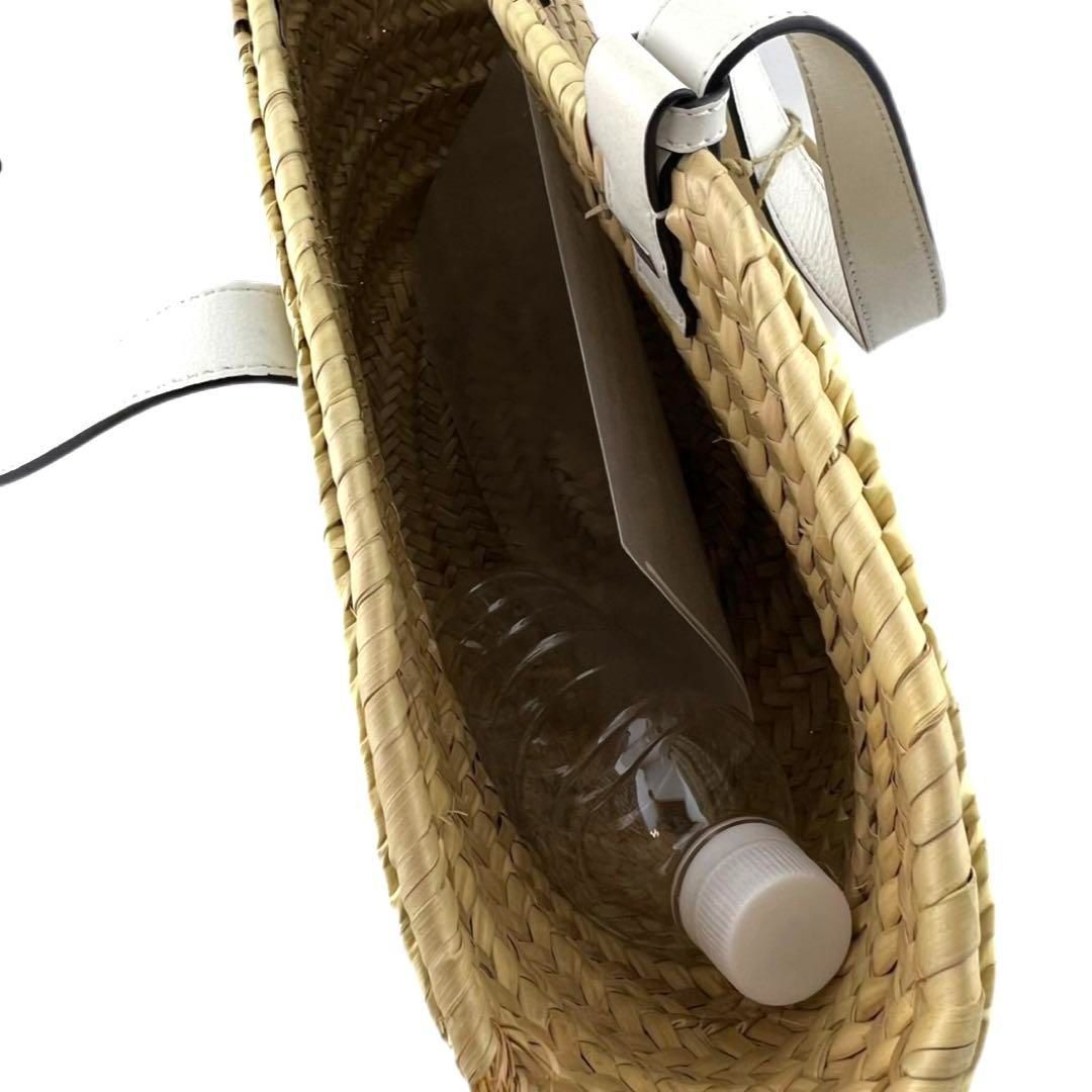 ロエベ バスケット バッグ ラフィア アナグラム ラージサイズ DECORATOM_COM_BR