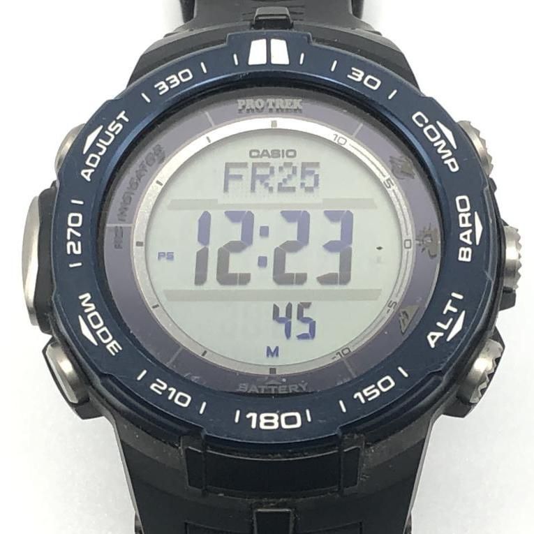 CASIO PRO TREK PRW-3100YB 腕時計 ブラック カシオ プロトレック 10
