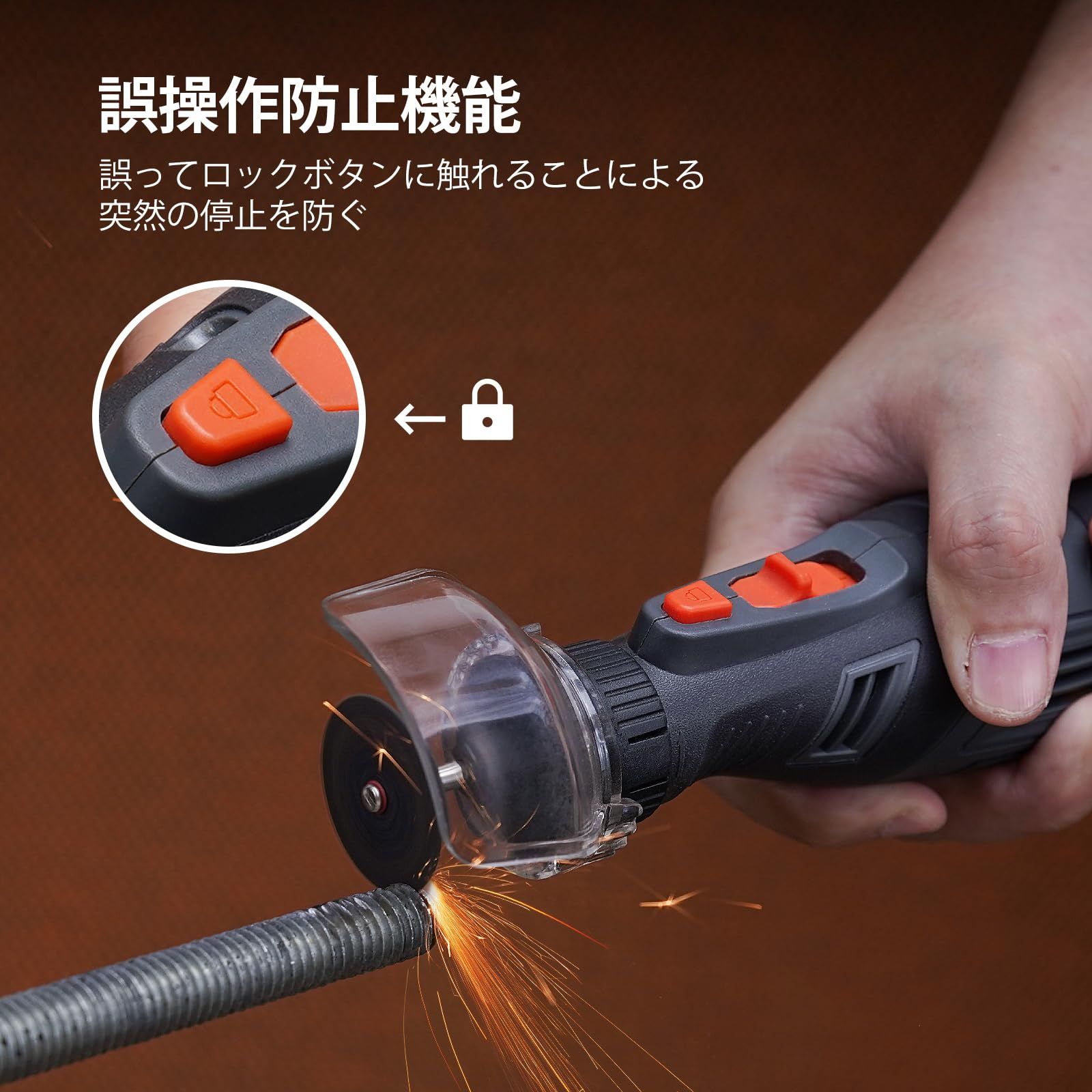 DIY創作用切断 カッティングガイド 電動ハンドルーター LEDライト搭載 46種類 5段変速 30000RPM高速回転 A1L コードレス 充電式 8Vリューター ミニルーター DEPSTECH