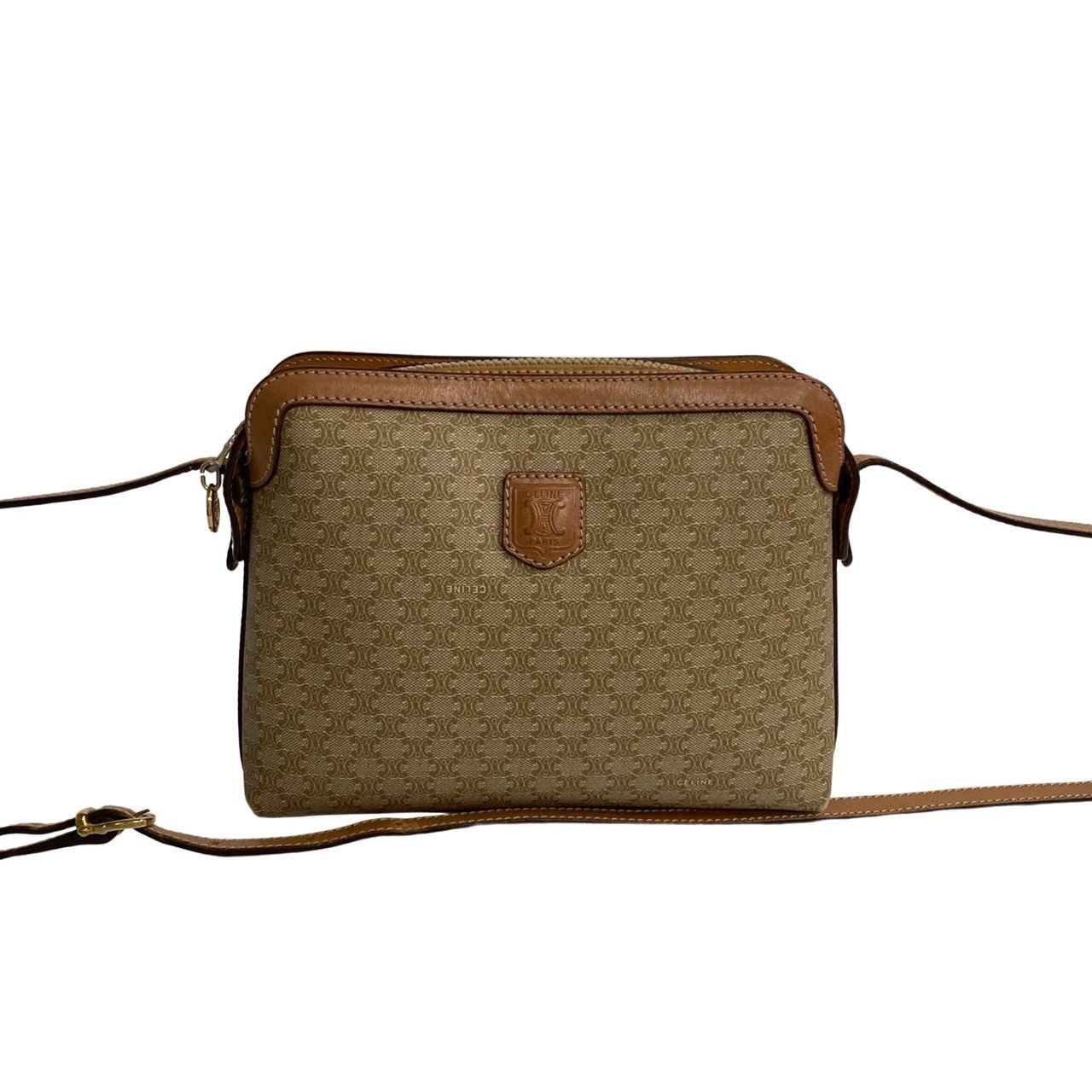 極 美品 CELINE セリーヌ ヴィンテージ マカダム ブラゾン 極 美品 CELINE セリーヌ ヴィンテージ マカダム ブラゾン
