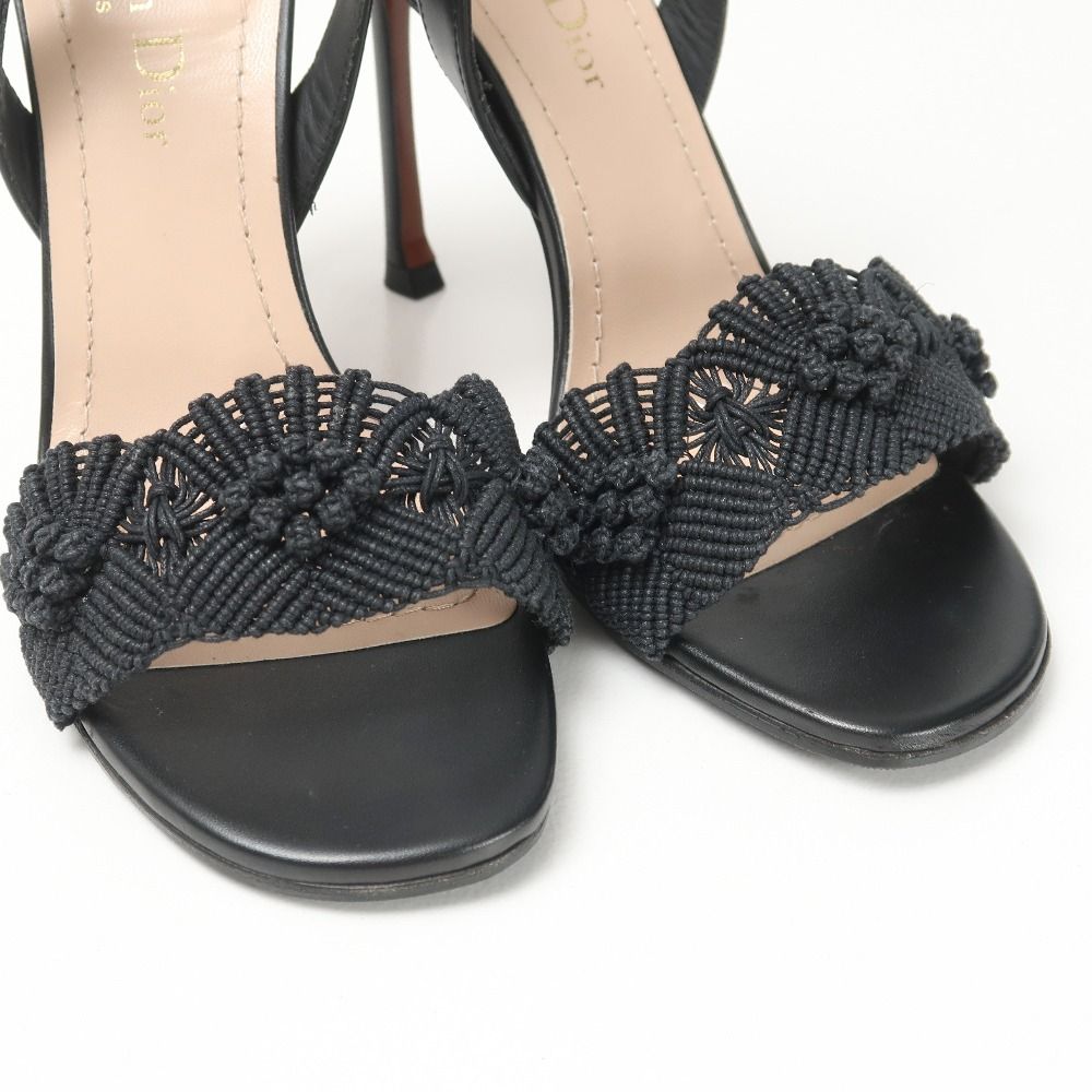 □美品□Christian Dior クリスチャンディオール サンダル