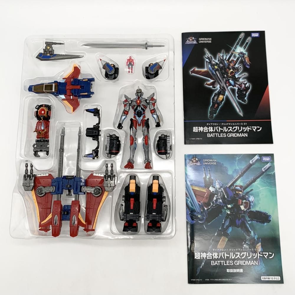 Takara Tomy - 【中古】開封 タカラトミー ダイアクロンVS.グリッドマン グリッドマン ユニバース 01 超神合体バトルスグリッドマン[17][240017702893] 中古】開封 タカラトミー ダイアクロンVS.グリッドマン