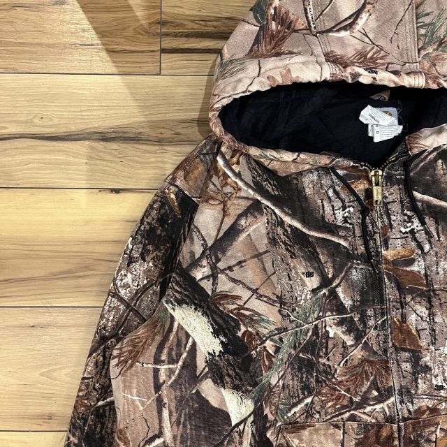 ▶︎sr カーハート　アクティブジャケット　リアルツリー　中古　L Carhartt/カーハート】アクティブジャケット “リアルツリー