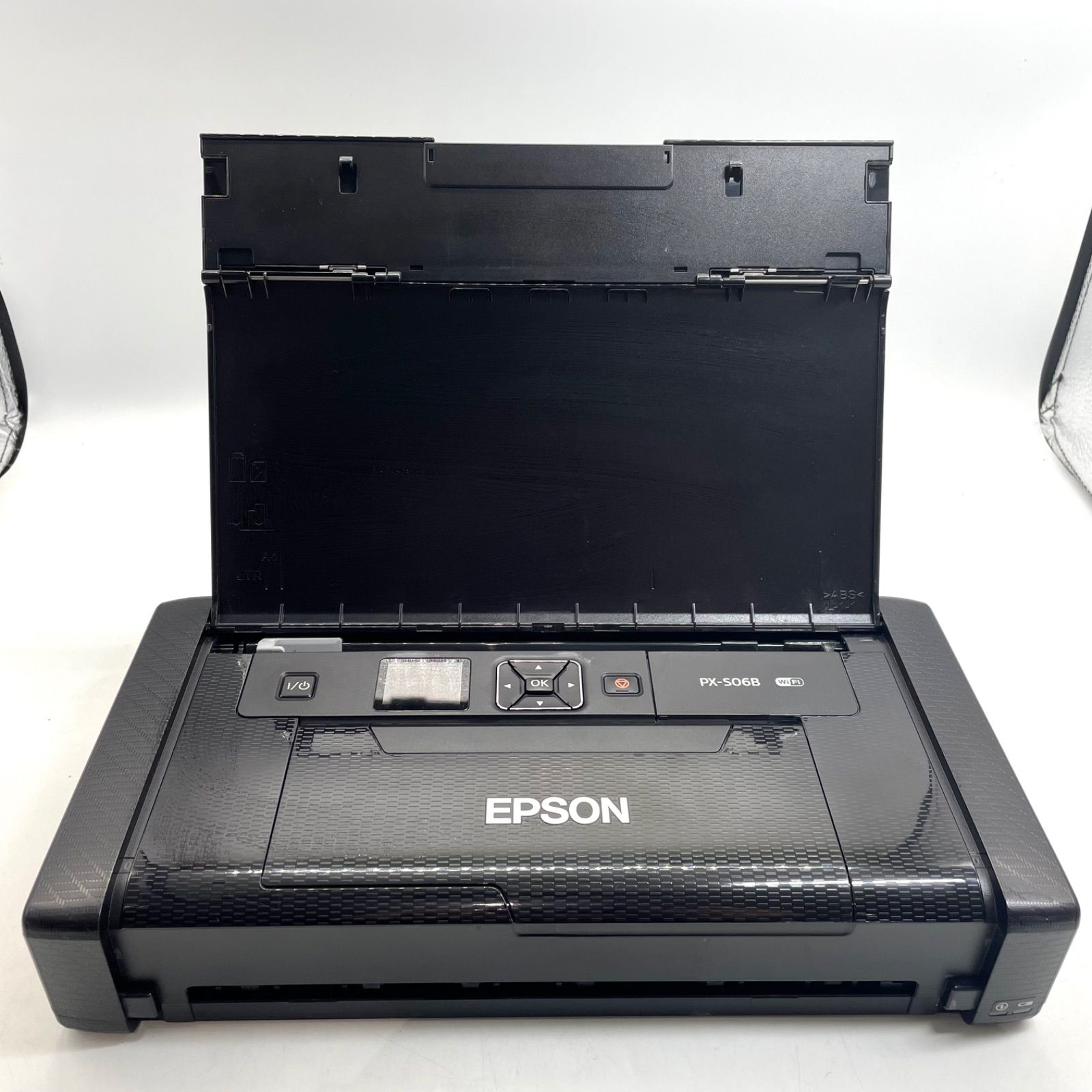 ジャンク】EPSON インクジェットプリンター PX-S06B PX-S06B （ブラック） A4対応 内蔵バッテリー Wi-Fi自動接続機能