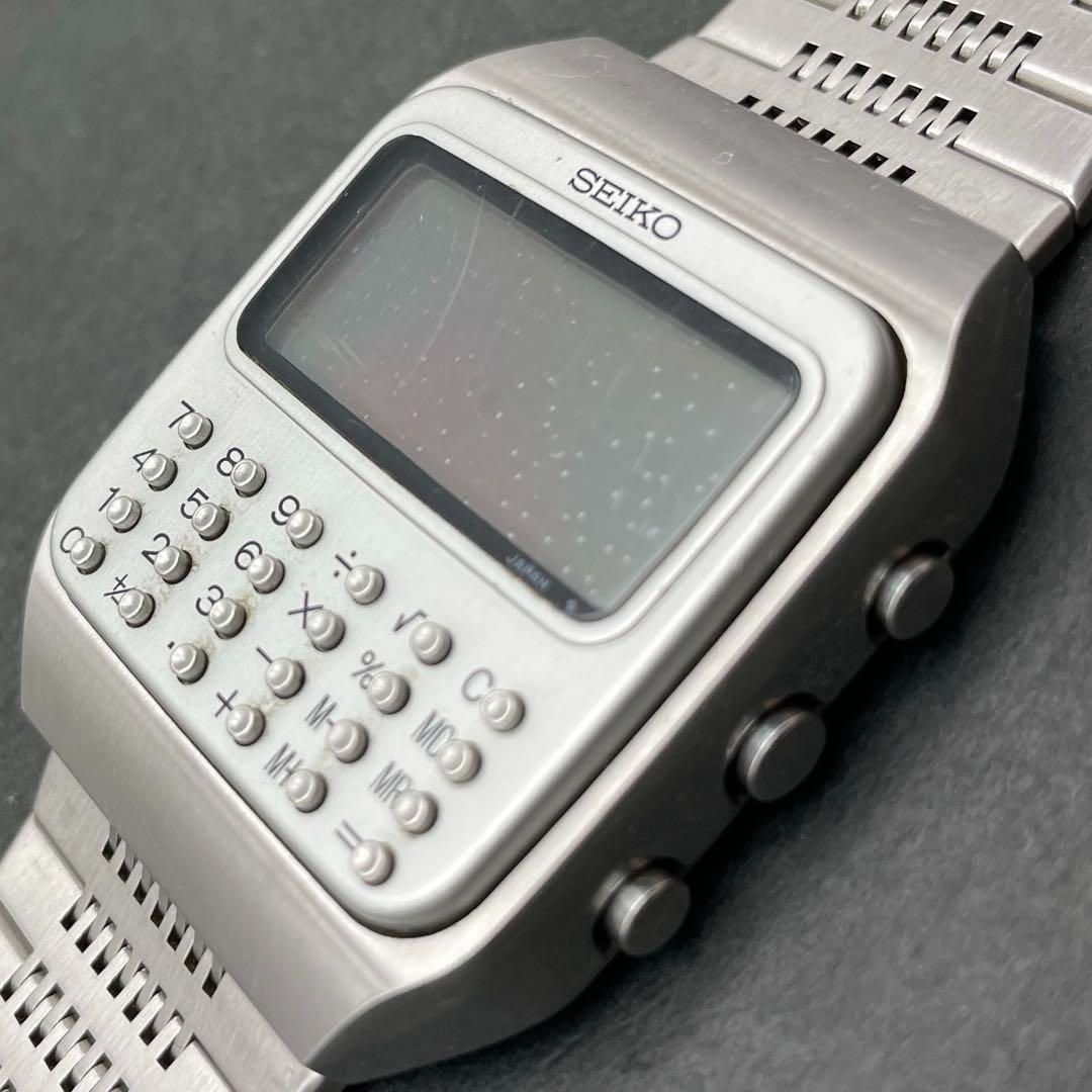 Seiko C153-5011 カリキュレーター Vintage Digital Seiko C153 5011 Calculator Watch +Pen all