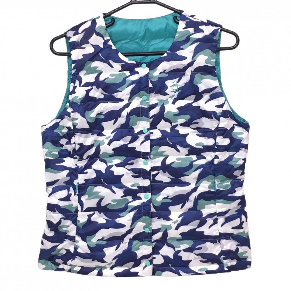 Munsingwear マンシングウェア リバーシブルダウンベスト M