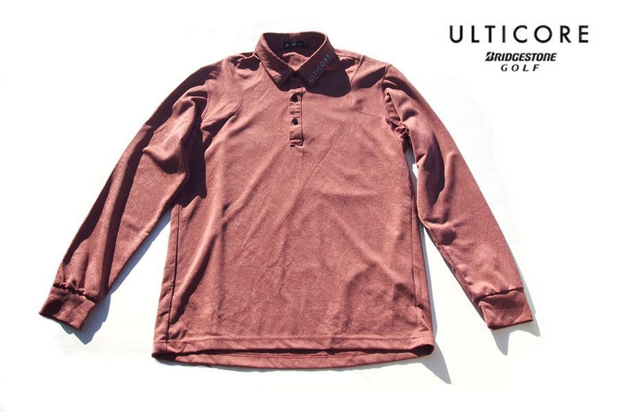 [중고] 브리지스톤 골프 브리지스톤 골프 ULTICORE 긴팔 폴로 셔츠 남성 골프웨어 L