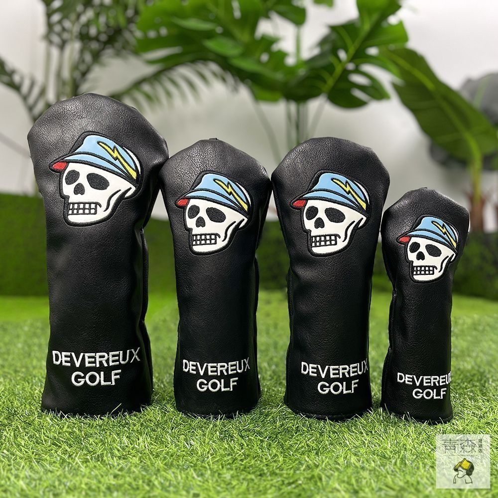 デヴァローゴルフ ヘッドカバー4点セット DEVEREUXGOLF
