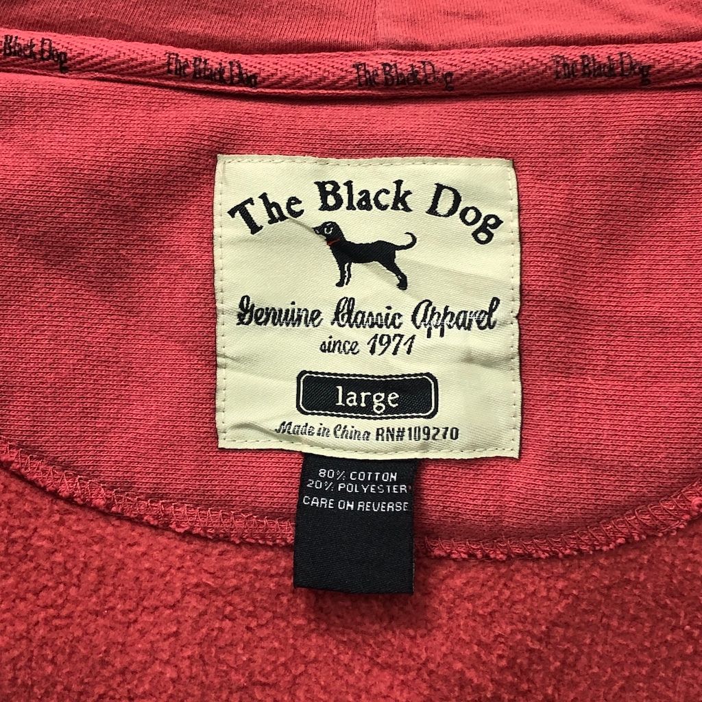 The Black Dog ザブラックドッグ パーカー スウェット フーディー プル