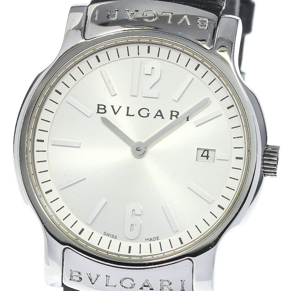ブルガリ BVLGARI ST35S ソロテンポ デイト クォーツ メンズ_