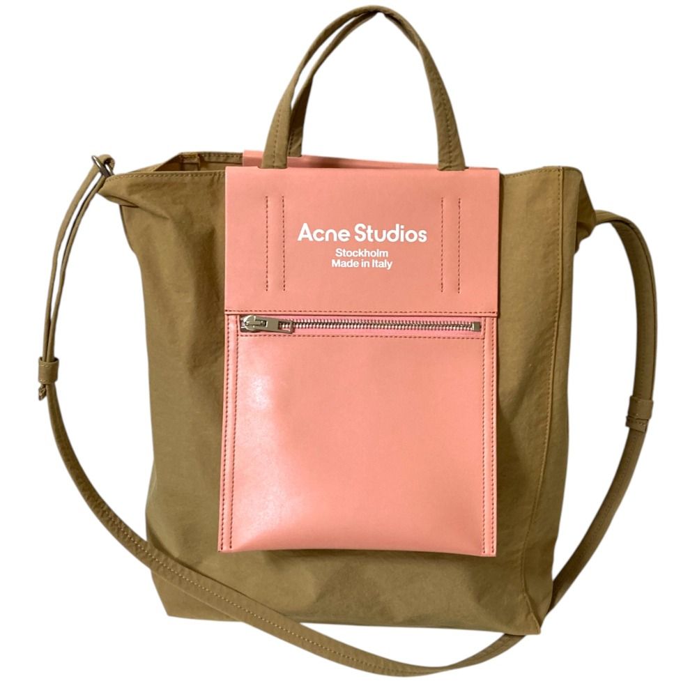 ACNE STUDIOS アクネ ストゥディオズ バッグ ピンク ベージュ サイズ:S
