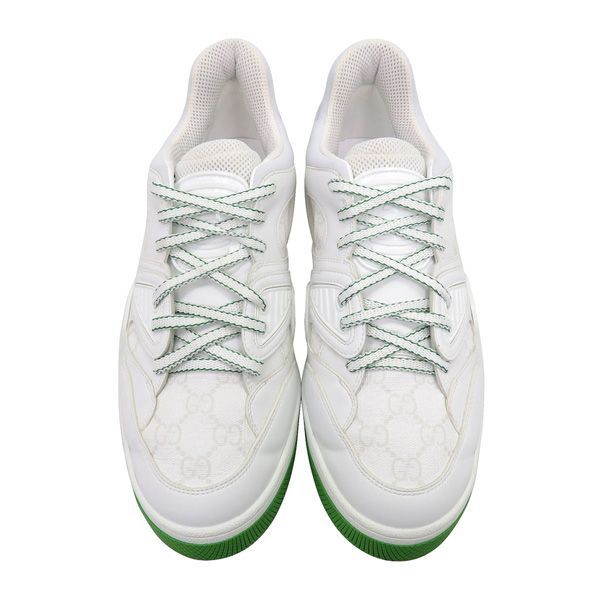 美品 GUCCI グッチ 698785 Basket バスケット GG インターロッキング レースアップ スニーカー シューズ 7.5 47144 -  メルカリ