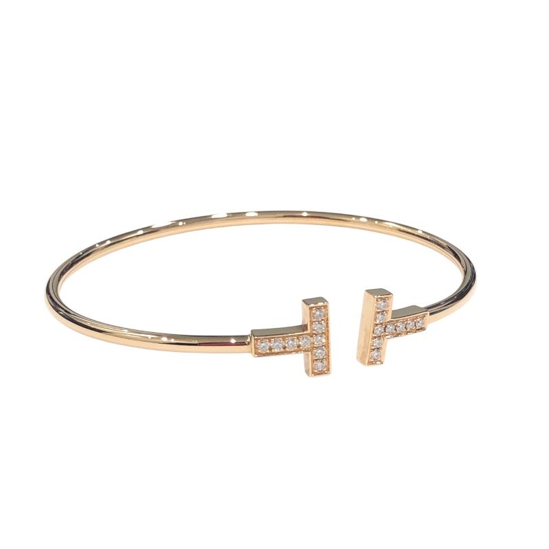 TIFFANY＆CO Tワイヤーダイヤブレス