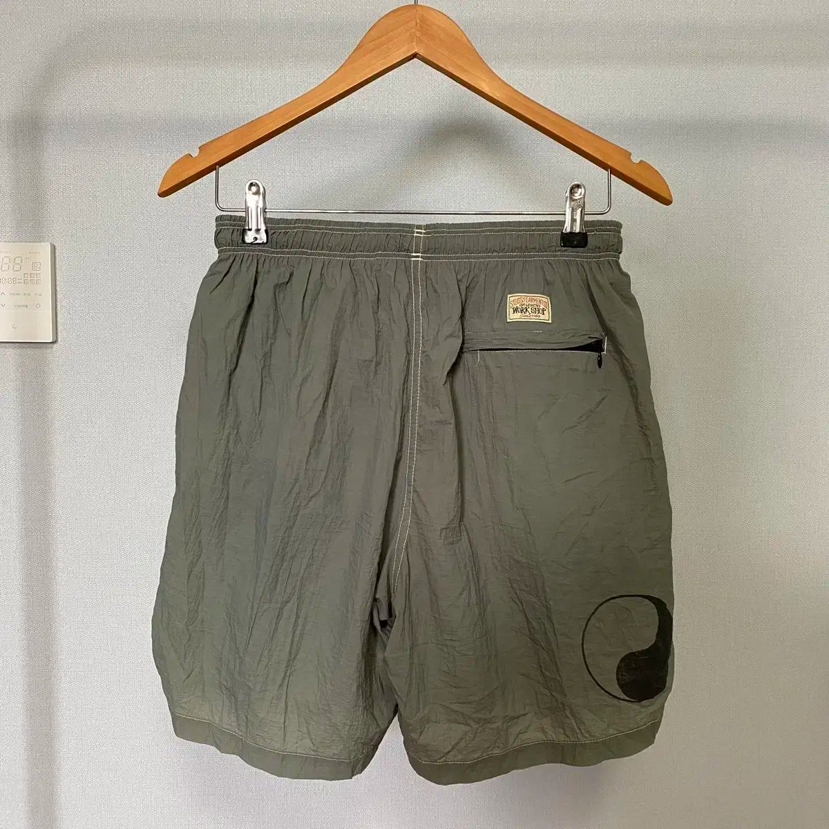 S STUSSY ステューシー x OUR LEGACY アワーレガシー ウォーター ショートパンツ ウォッシュド 黒