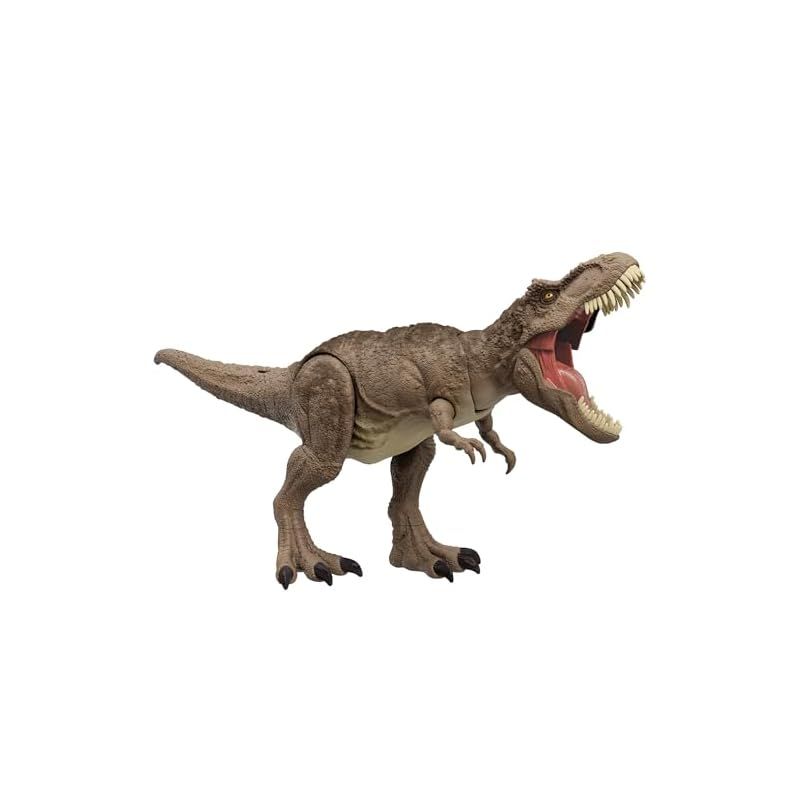 マテル ジュラシックワールド JURASSIC WORLD スーパーバトルアタック ほえるT-レックス 恐竜 おもちゃ 4才~ 全長 約54.6cm HXF53