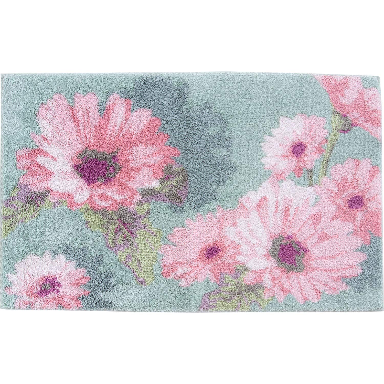 吸水 吸着玄関マット 速乾 フランシール Thinka 抗菌 約50cm×80cm グリーン 防臭 玄関マット オカ(OKA)