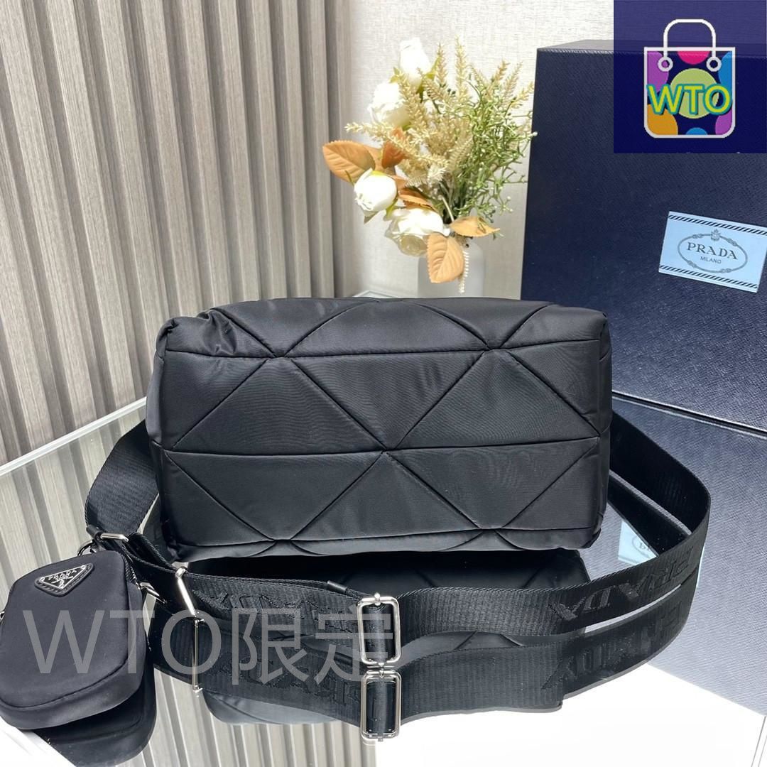 極美品 PRADA プラダ パデッド Re-Nylon ショルダーバッグ PRADA プラダ パデッド Re-Nylon ショルダーバッグ-WTO輸入1
