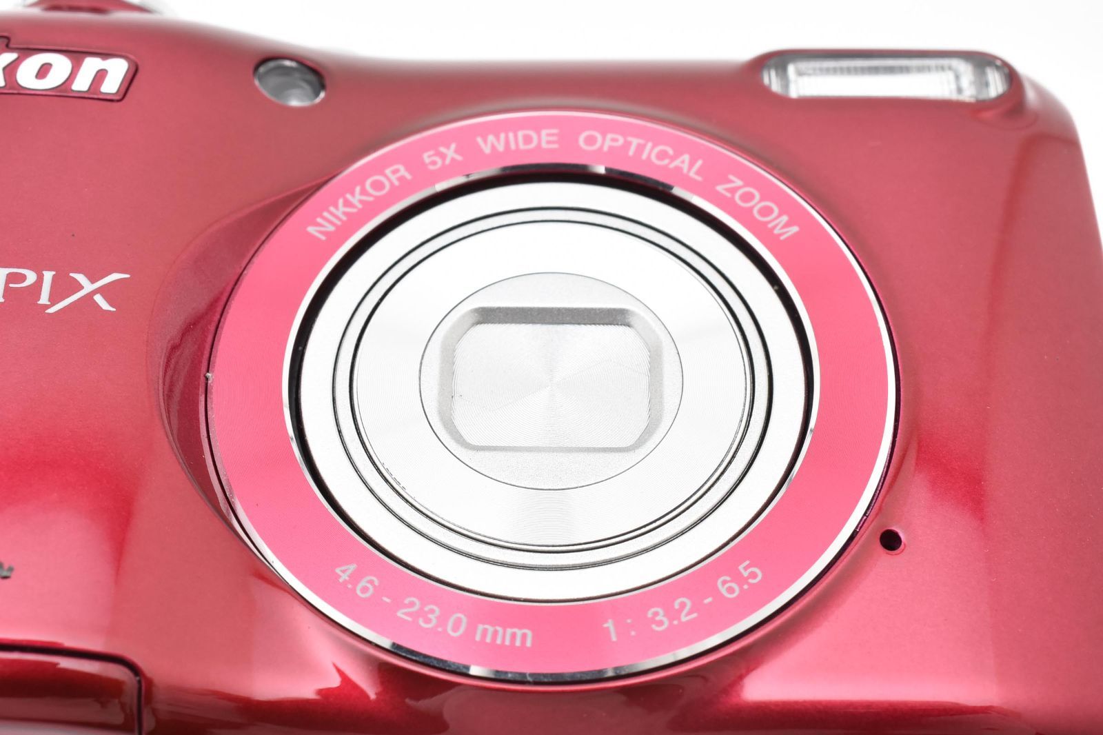 極美品】Nikon COOLPIX L26 レッド 単三電池対応で安心！1610万画素