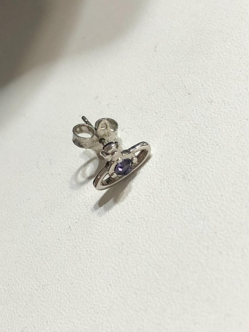 021001 Vivienne Westwood ストーン オーブ ピアス 片耳 レディース メンズ ヴィヴィアンウエストウッド