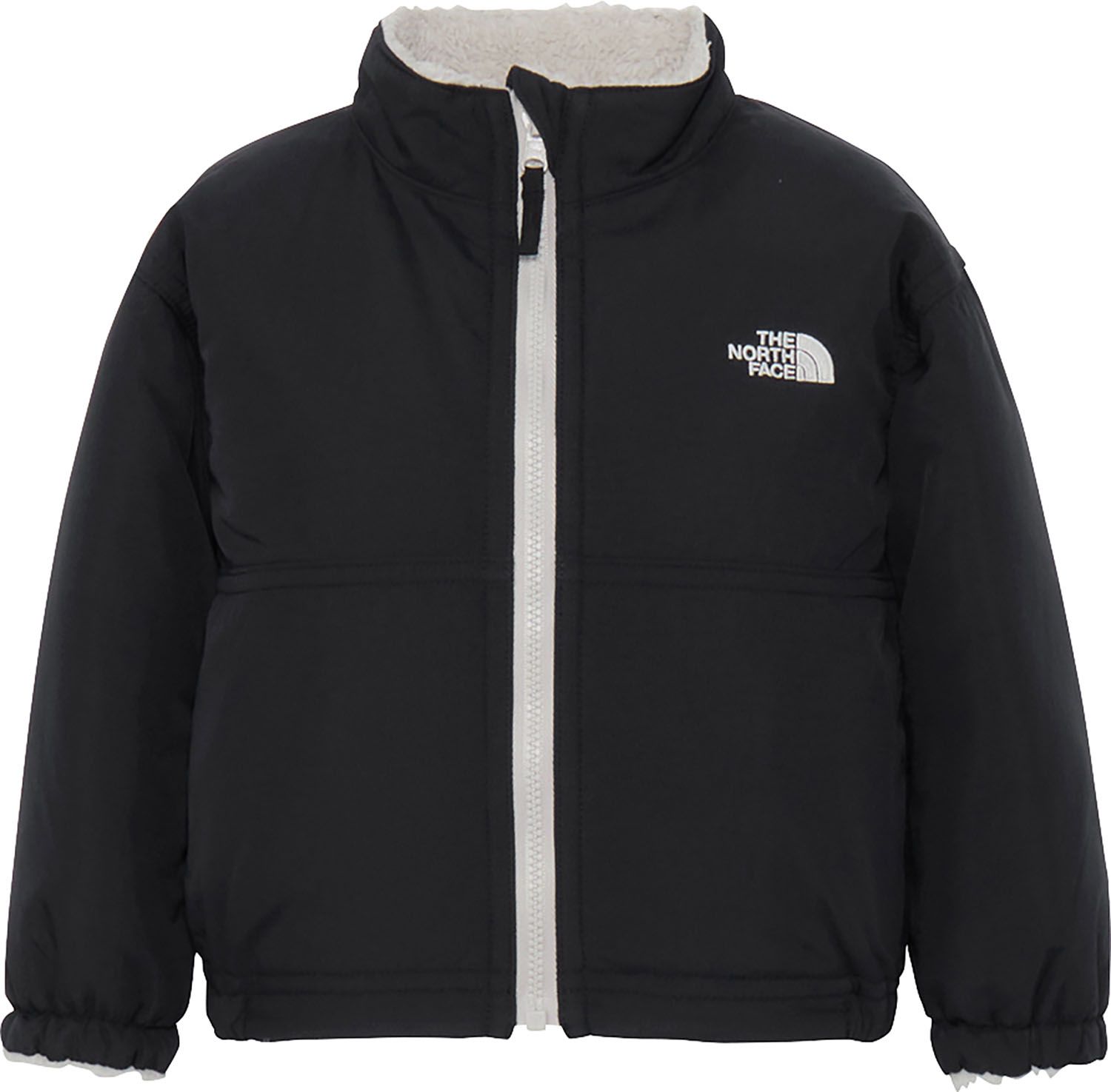 ザ ノース フェイス THE NORTH FACE アウトドア ベビー リバーシブルコージージャケット 赤ちゃん フリース アウター 上着 撥水 軽量 秋冬 防寒着 通園 普段使い お出かけ 外遊び キャンプ NYB82532 KF ブラック×フォッシルアイ