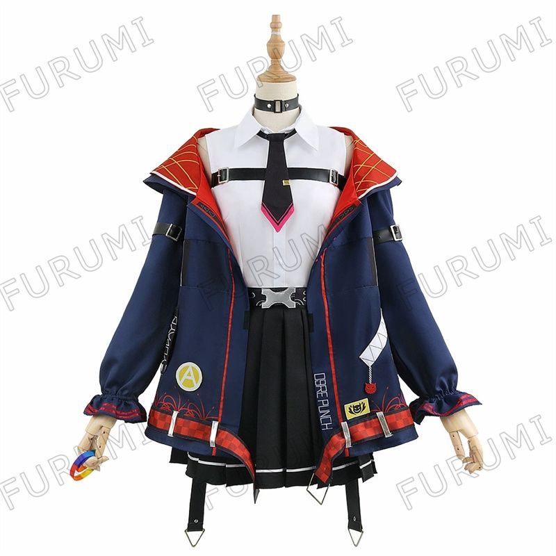 VTuber ブイチューバー コスプレ 百鬼あやめ コスプレ衣装 女性用 コスチューム パーティー 変装 制服 演出服 cosplay イベンド 変装 仮装 プレゼント 祭り仮装 アニメ クリスマス ハロウィン