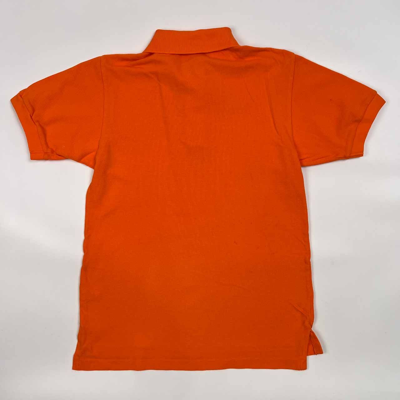美品　FRED PERRY　半袖ポロシャツ　サマーニット　オレンジ　M 日本製 FRED PERRY フレッドペリー 鹿の子 半袖 ポロシャツ サイズ M