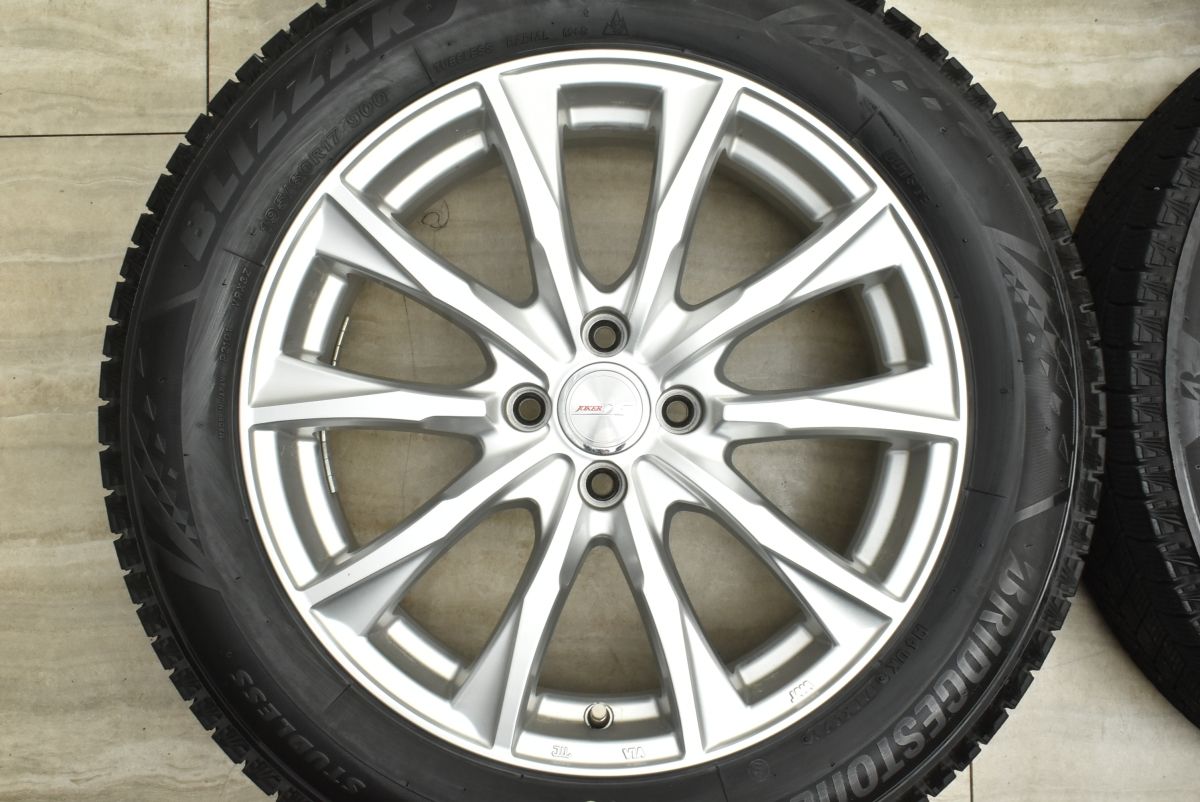 ライズ ロッキーなどに WEDS JOKER 17in 6J 40 PCD100 ブリヂストン ブリザック VRX3 195|60R17 レックス ガソリン車 FFCRYSTALESIA_COM